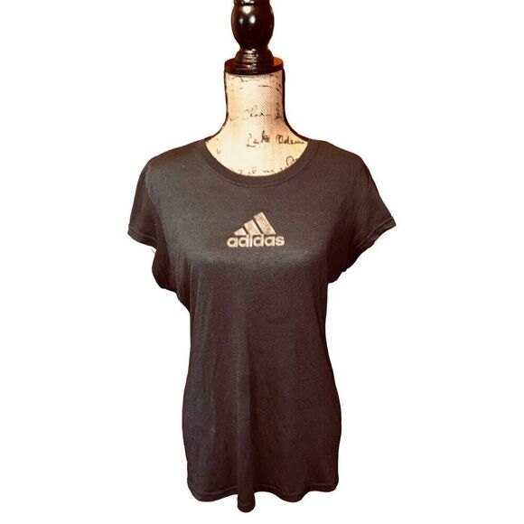 Adidas Women's Short Sleeve Graphic Print Crewneck Active T-Shirt Size XL - Picture 1 of 3
